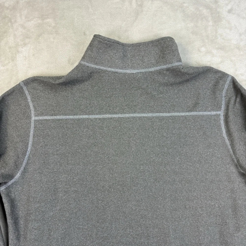 The‎ North Face 1/4 Zip Fleece Pullover Men XL Gray Textured Outdoor Hiking